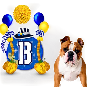 Bulldogs In Costume Party PNG Sff