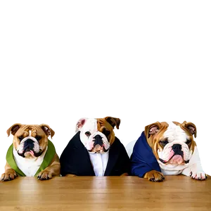 Bulldogs In Fancy Attire PNG 98 PNG