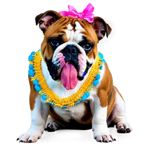 Bulldogs In Fancy Collars PNG Lqs8 PNG