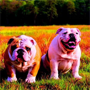 Bulldogs In Nature PNG Vqi51
