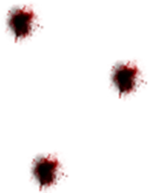 Bullet Hole Effectson Dark Background PNG image