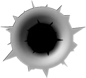 Bullet Hole Graphic Black Background PNG image