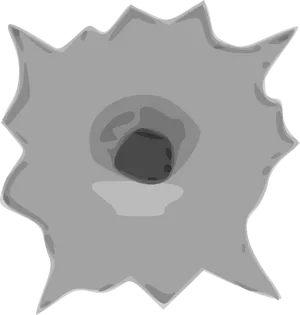 Bullet Hole Illustration PNG