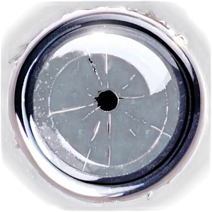 Bullet Hole On Glass Effect Png 05042024 PNG image