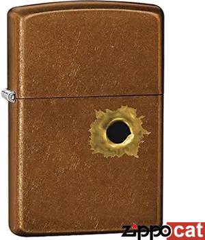 Bullet Hole Zippo Lighter PNG image