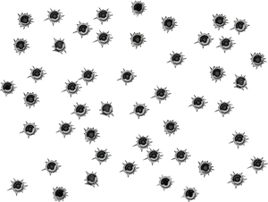 Bullet_ Holes_ Pattern_ Background PNG