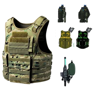 Bulletproof Vest Design PNG Xoj