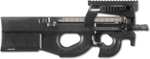 Bullpup_ Style_ Rifle PNG