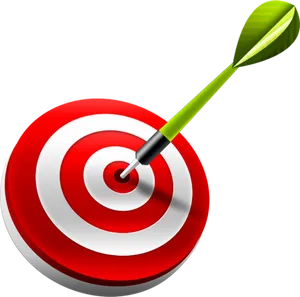 Bullseye Dart Target Graphic PNG image