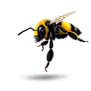 Bumblebee Flying Side View PNG Lws28 PNG