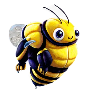 Bumblebee Flying Side View PNG Xcl PNG
