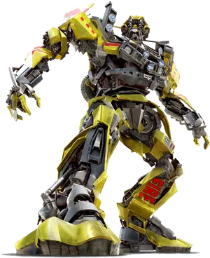 Bumblebee Transformers Autobot Standing PNG image