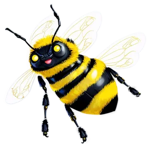 Bumblebee With Wings Spread PNG 05252024 PNG