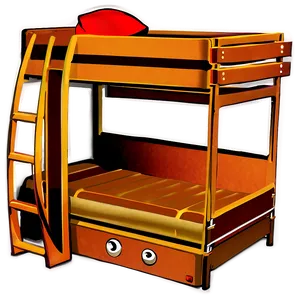 Bunk Bed For Girls PNG 06132024