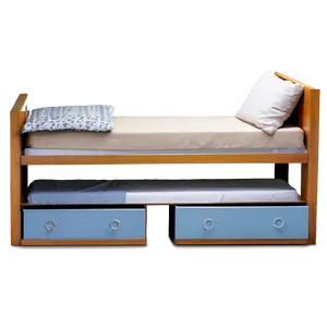 Bunk Bed With Storage Png 06132024 PNG image