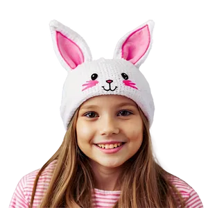 Bunny Hat For Girls PNG 7