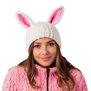 Bunny Hat For Winter PNG Cvb