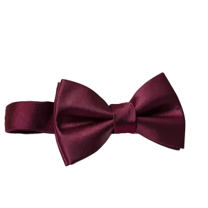 Burgundy Bow Tie Elegance PNG Hog50 PNG