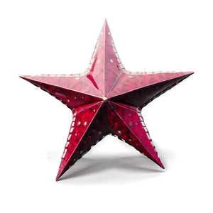 Burgundy Star PNG Wsm