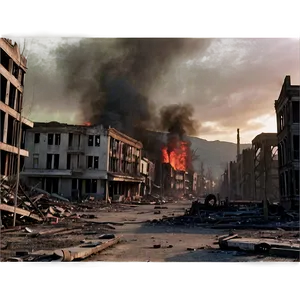 Burned Down City Png 22 PNG image