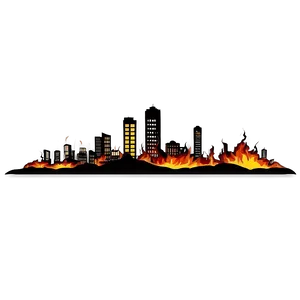 Burned Down City Png Vqj90 PNG image