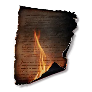 Burned Paper A PNG image