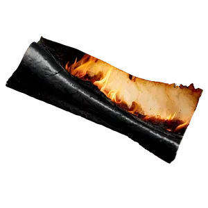 Burned Paper C PNG image