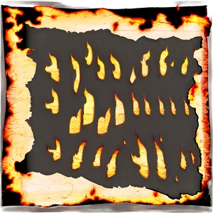 Burned Paper Clipart PNG 06122024