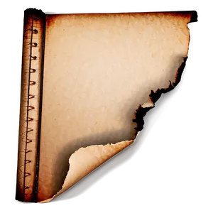 Burned Paper For Decoration PNG Dou50 PNG