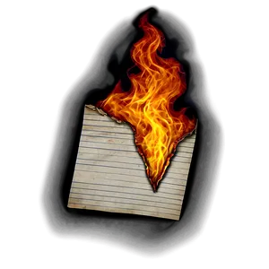 Burned Paper Pack PNG 46 PNG