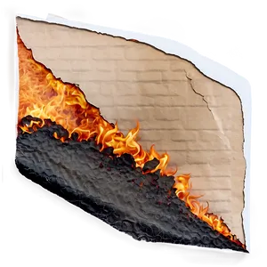 Burned Paper Scrap Png 06122024 PNG image