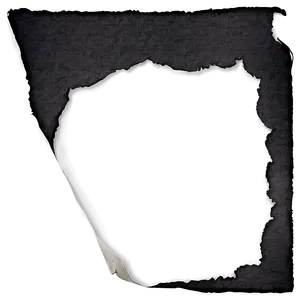 Burned Paper Template PNG Tqo1 PNG