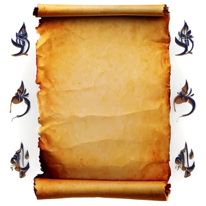 Burned Parchment Paper Png Yol PNG image