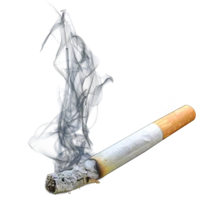 Burning Cigarette Smoke PNG image