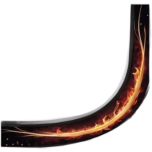 Burning Edge Border Png 06212024 PNG image