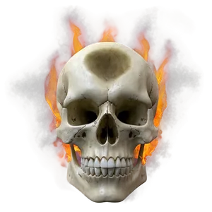 Burning Gaze Skull Png 06252024 PNG image