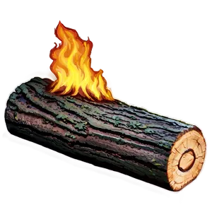 Burning Log Png 24 PNG image