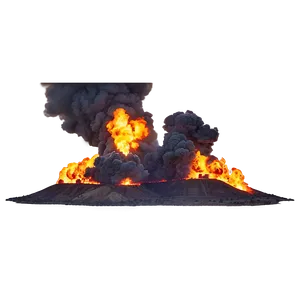 Burning Oil Field Explosion PNG 98 PNG