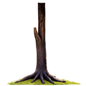 Burnt Tree Trunk PNG Lpj