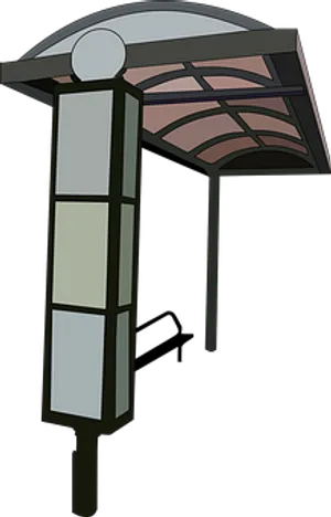 Bus Stop Shelter Cartoon