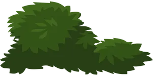 Bush Silhouette Vector