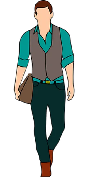 Business Casual Man Illustration