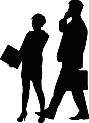 Business People Silhouettes.png PNG