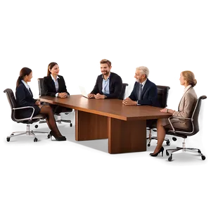 Business People Sitting In Conference Room Png 05252024 PNG image