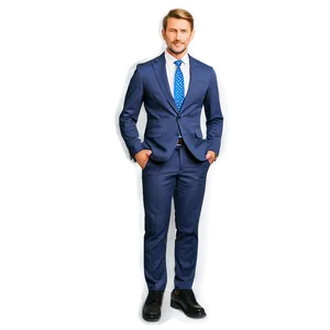 Business Suit And Patterned Tie Png Hig45 PNG image