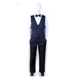 Business Suit With Vest PNG 06212024