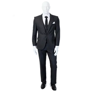 Business Suit With Vest PNG Nwc