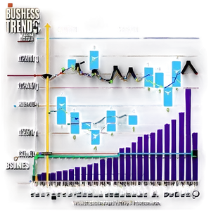 Business Trends Line Chart Png Olp52 PNG image