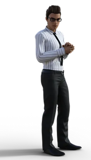Businessman Character3 D Model