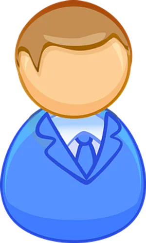 Businessman Icon Graphic PNG image